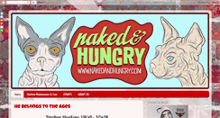Desktop Screenshot of nakedandhungry.com
