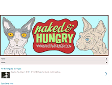 Tablet Screenshot of nakedandhungry.com